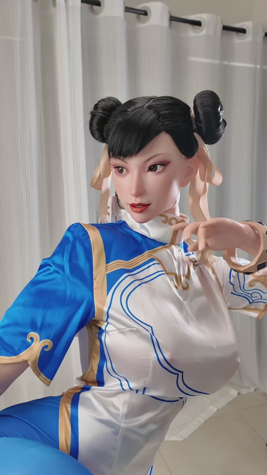 Sexuální panenka Chun Li (Game Lady 169cm F-Cup č. 47-1 silikon)