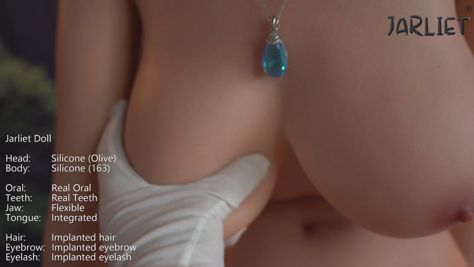 Olivová sexuální panenka (Jarliet 163 cm D-Cup silikon)