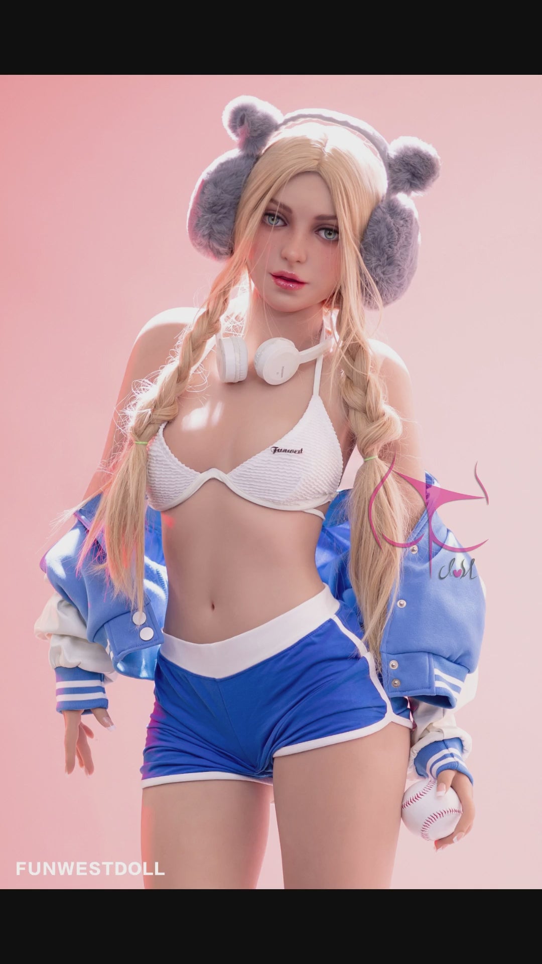 Sexuální panenka Eudora (FunWest Doll 159 cm A-Cup #031 TPE) EXPRESS