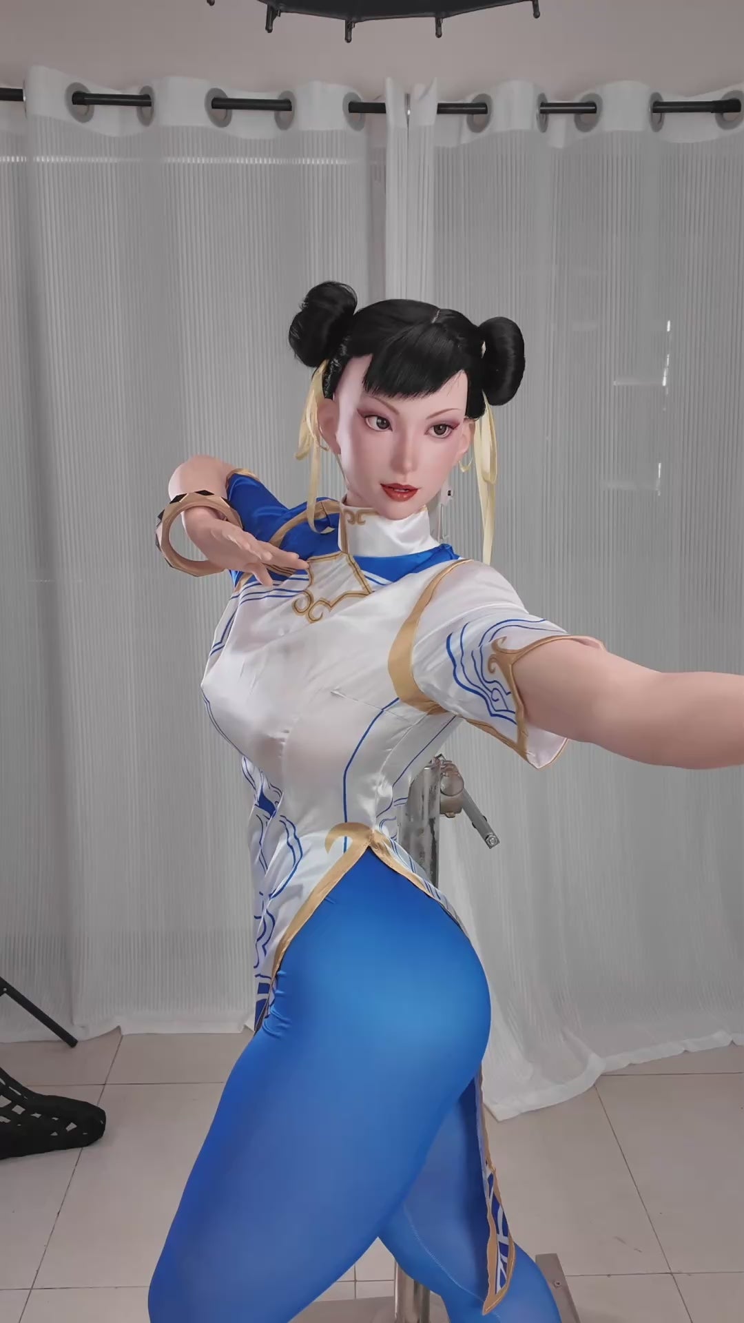Sexuální panenka Chun Li (Game Lady 169cm F-Cup č. 47-1 silikon)