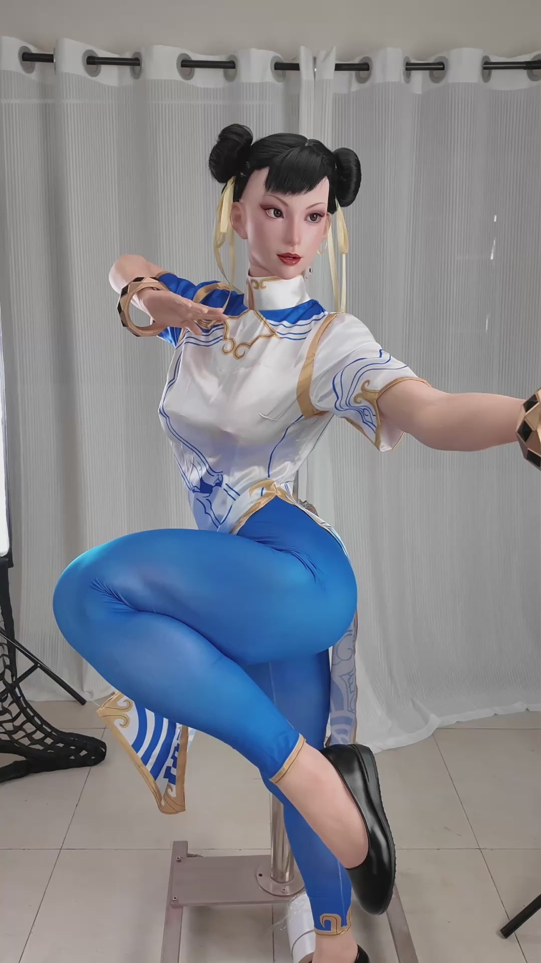 Sexuální panenka Chun Li (Game Lady 169cm F-Cup č. 47-1 silikon)