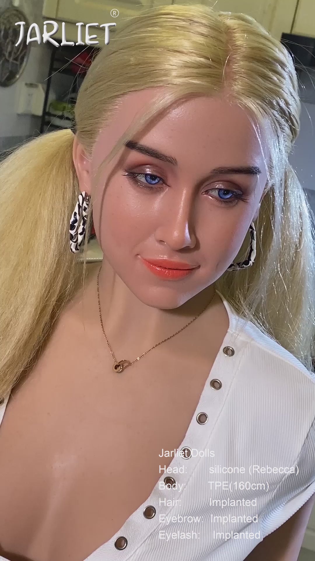Sexuální panenka Rebecca (Jarliet 160 cm D-Cup TPE+silikon)