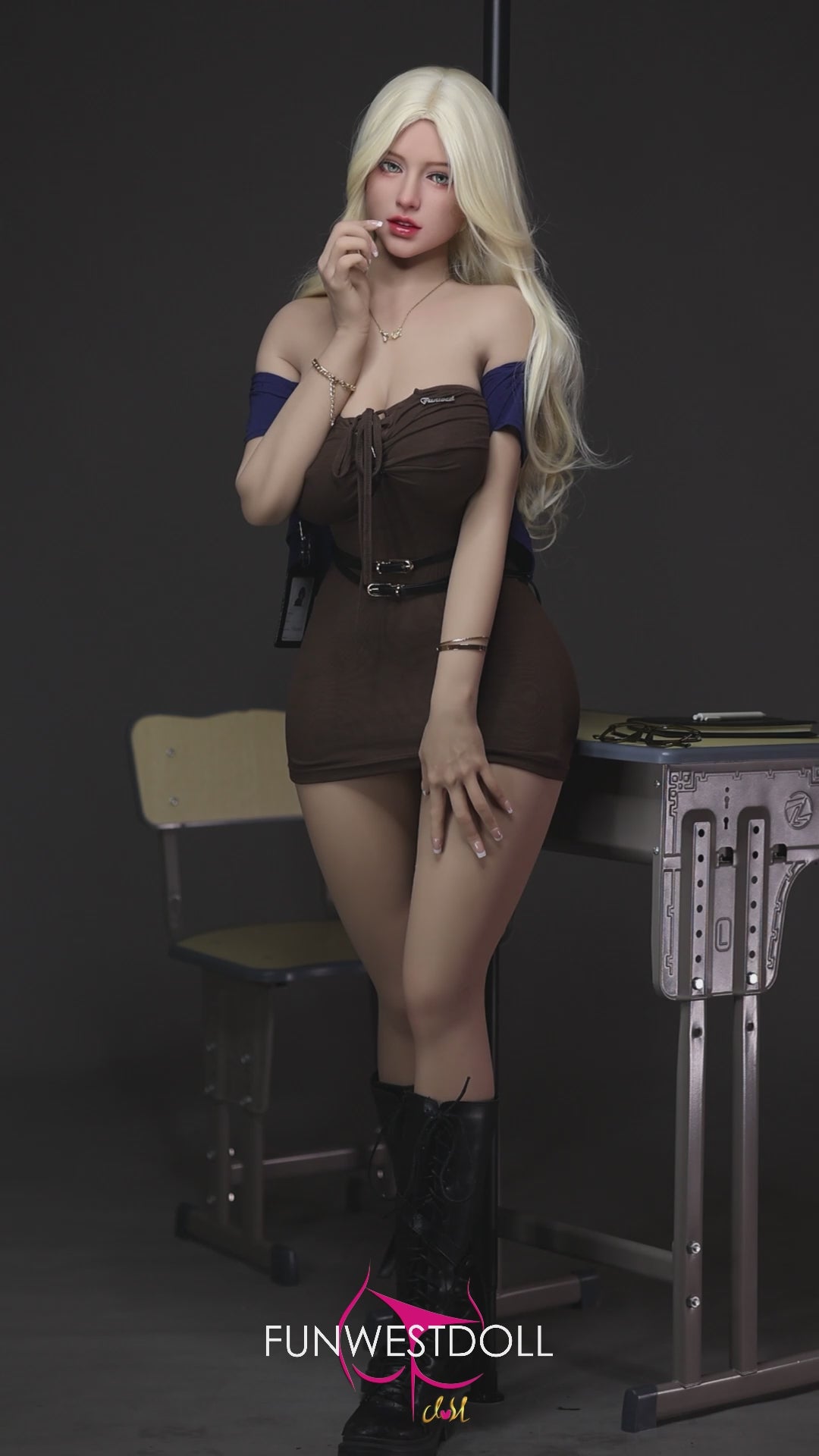 Sexuální panenka Chloe (FunWest Doll 157cm G-Cup #035 TPE)