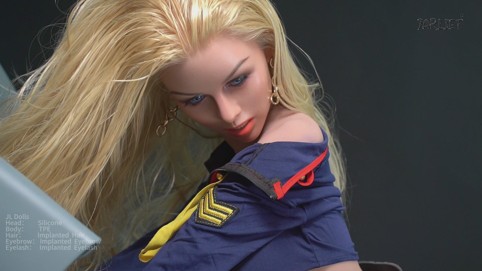 Sexuální panenka Blanche (Jarliet 148cm E-pohár TPE+silikon)