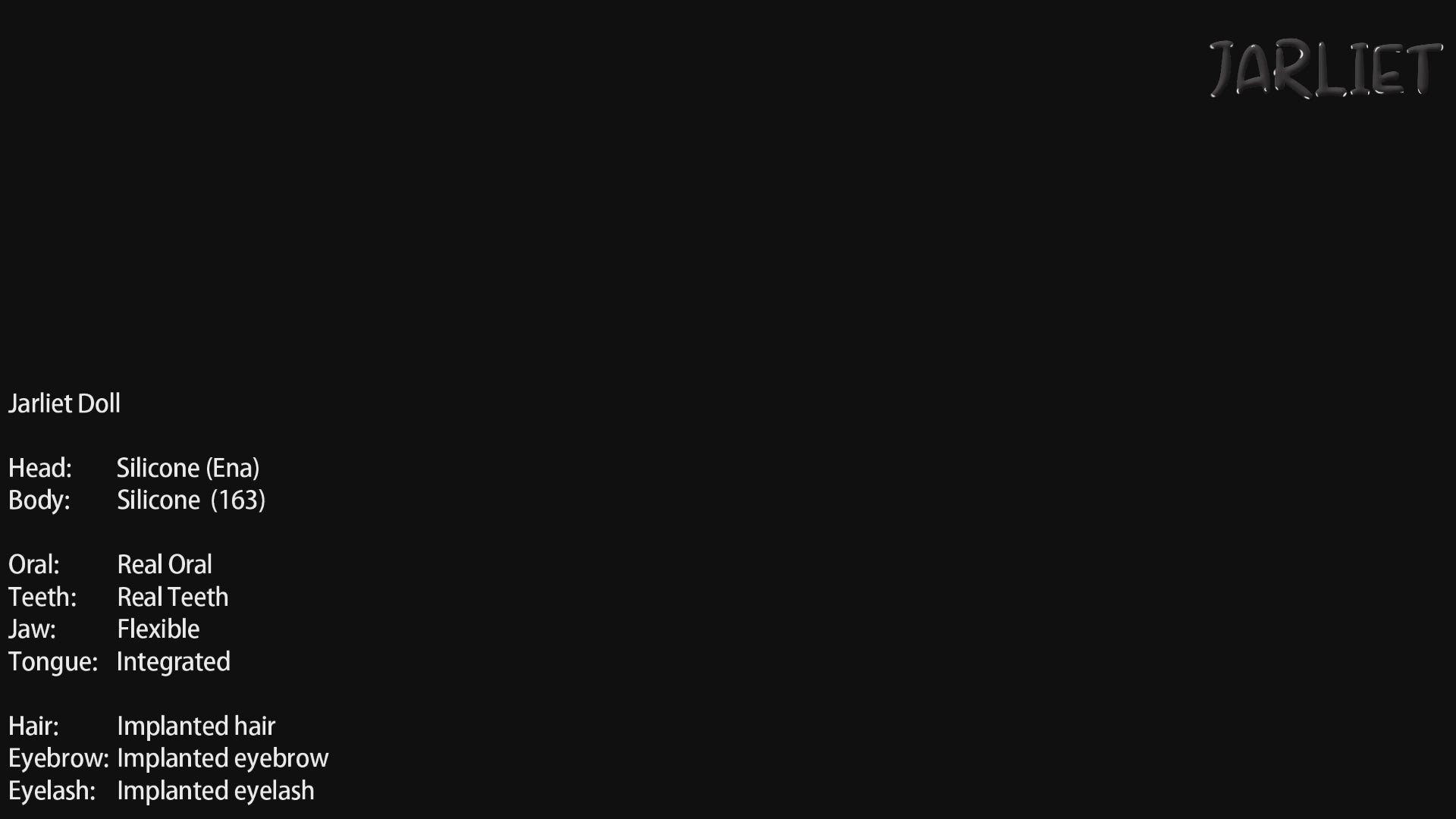 Ena sexuální panenka (Jarliet 163 cm D-Cup silikon)