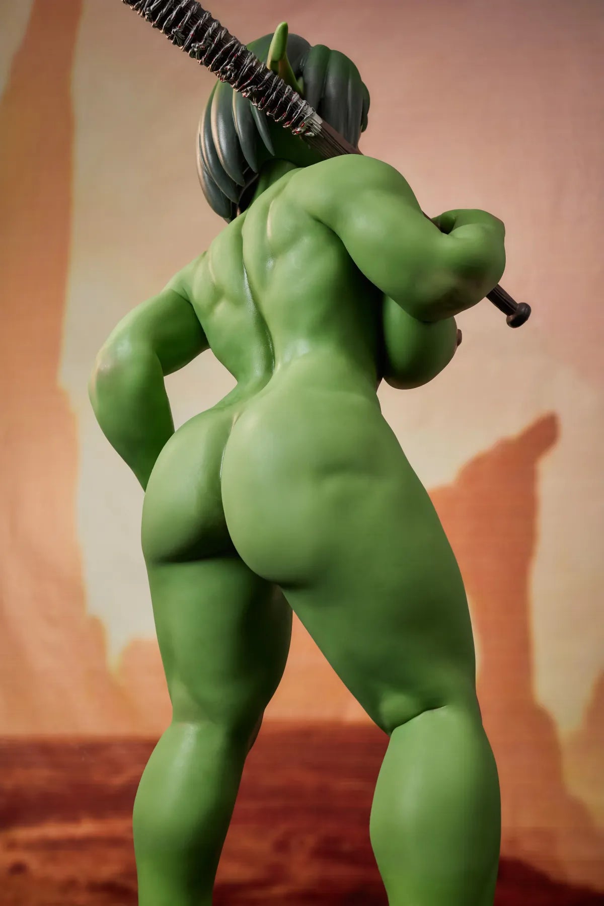 Barza Orc Sex Doll (Climax Doll Ultra 120cm J pohár silikonový)