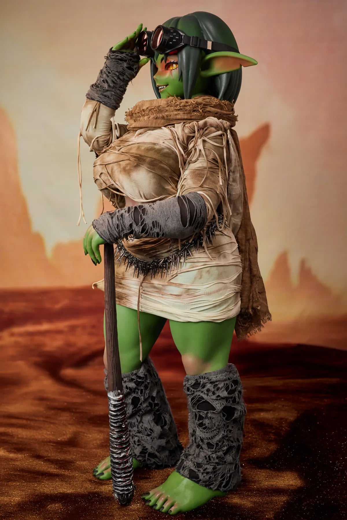 Barza Orc Sex Doll (Climax Doll Ultra 120cm J pohár silikonový)