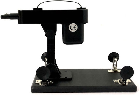 Kompaktní a výkonný sexuální stroj s nastavitelným úhlem (s přísavkami)