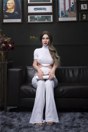 Doll Pearl těhotná sexuální panenka (Irontech Doll 158 cm D-kupa S19 Silicone)