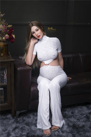 Doll Pearl těhotná sexuální panenka (Irontech Doll 158 cm D-kupa S19 Silicone)