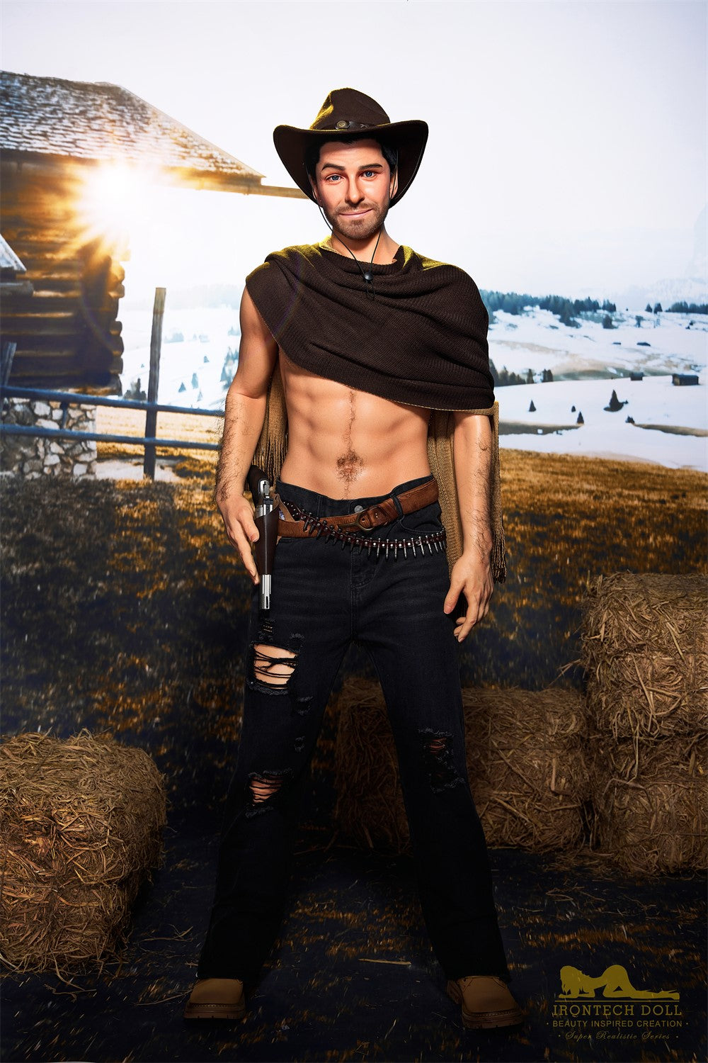 Allen mužská sexuální panenka (Irontech Doll 170 cm M6 silikon)