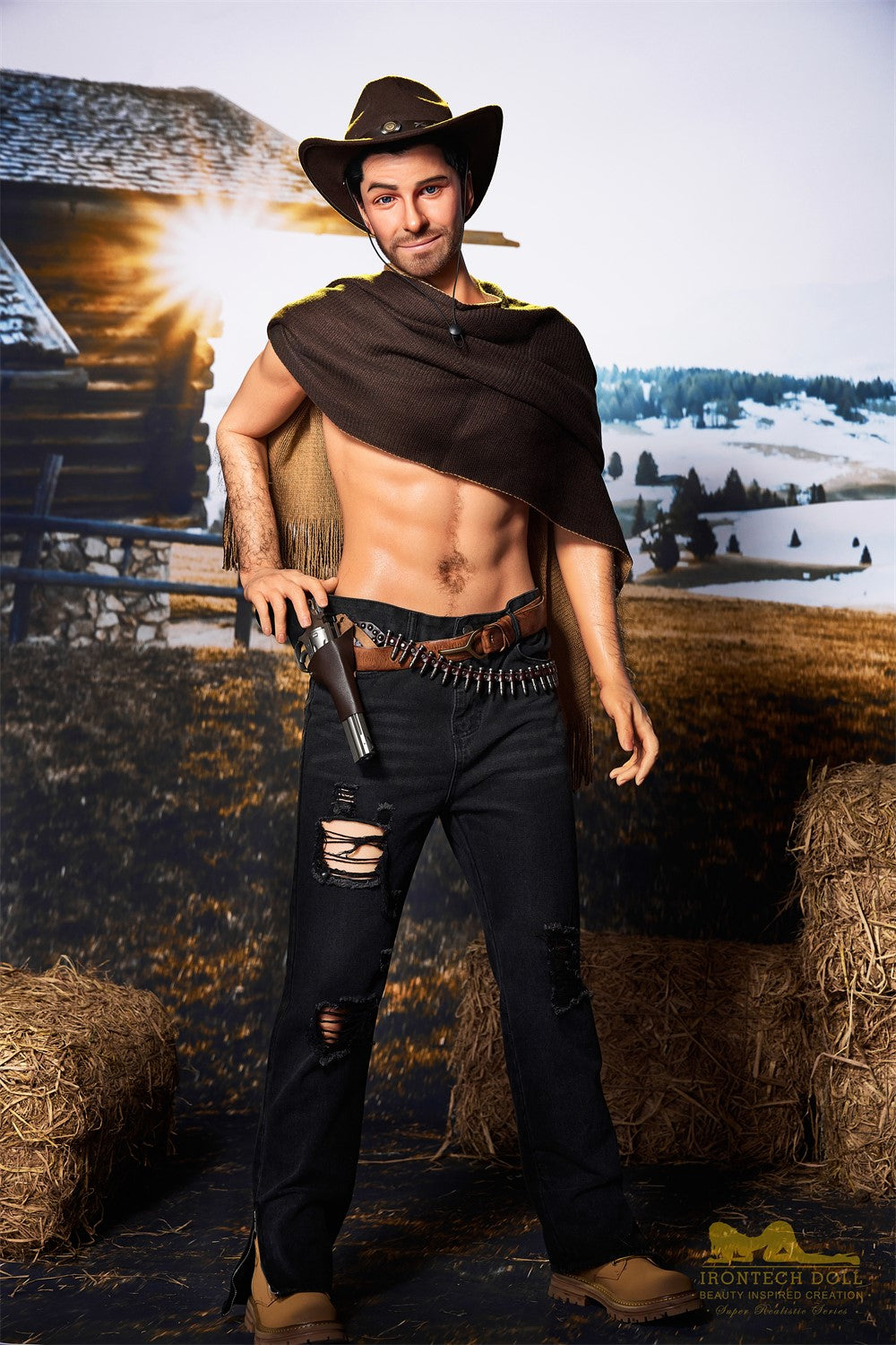 Allen mužská sexuální panenka (Irontech Doll 170 cm M6 silikon)