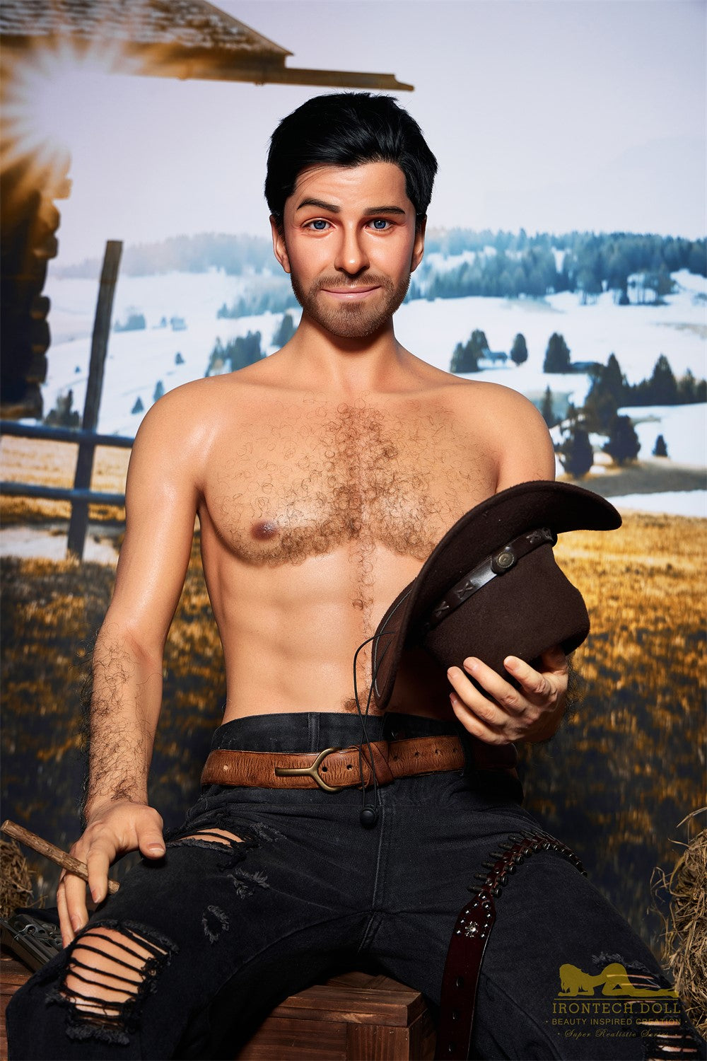 Allen mužská sexuální panenka (Irontech Doll 170 cm M6 silikon)
