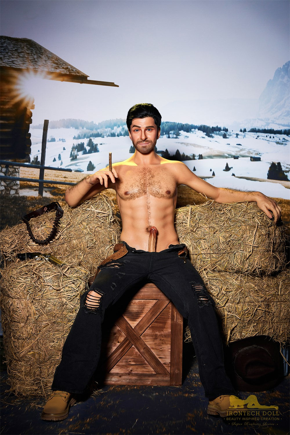 Allen mužská sexuální panenka (Irontech Doll 170 cm M6 silikon)