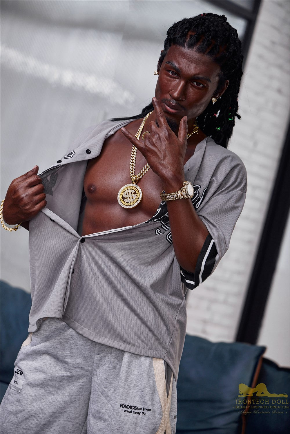 Mužská sexuální panenka Billa (Irontech Doll 170 cm M7 silikon)