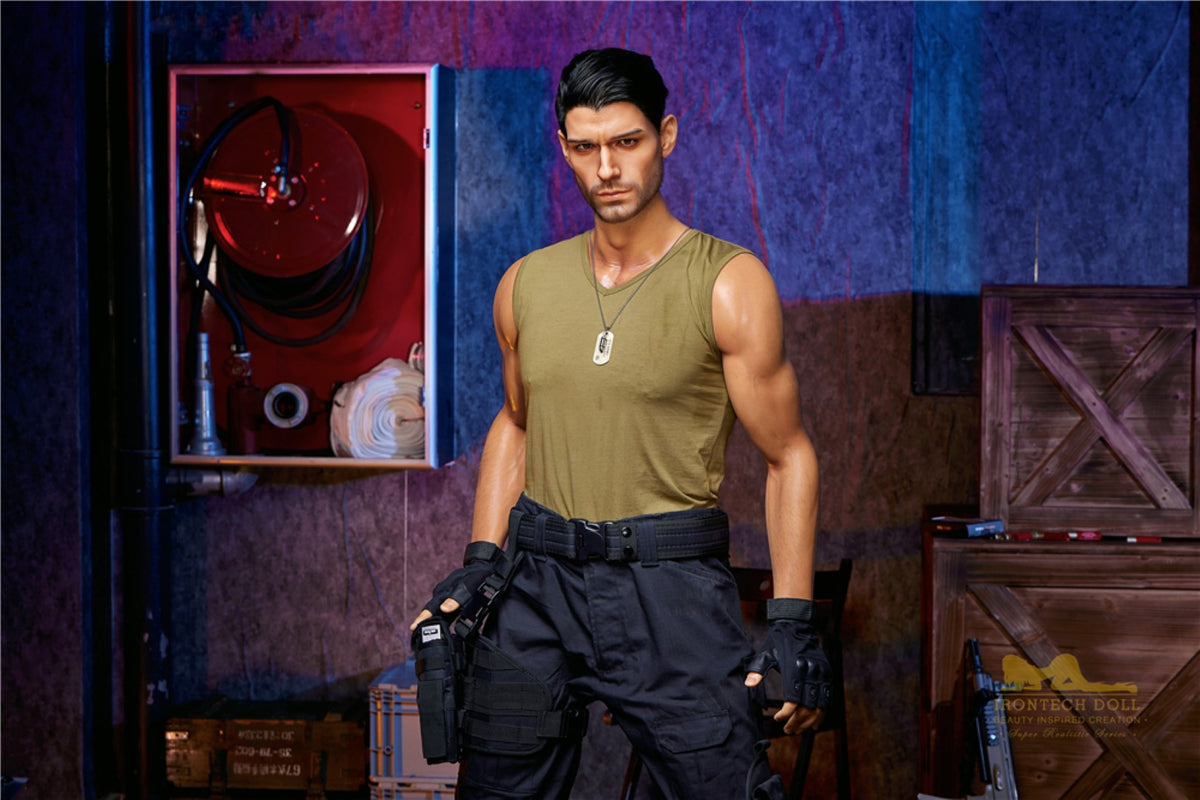 Thomasova mužská sexuální panenka (Irontech Doll 176cm silikon M5)