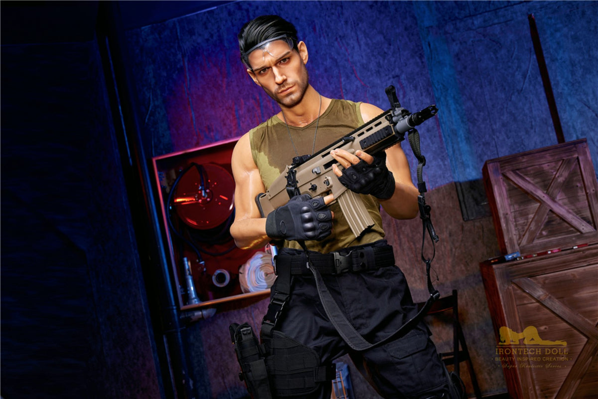 Thomasova mužská sexuální panenka (Irontech Doll 176cm silikon M5)