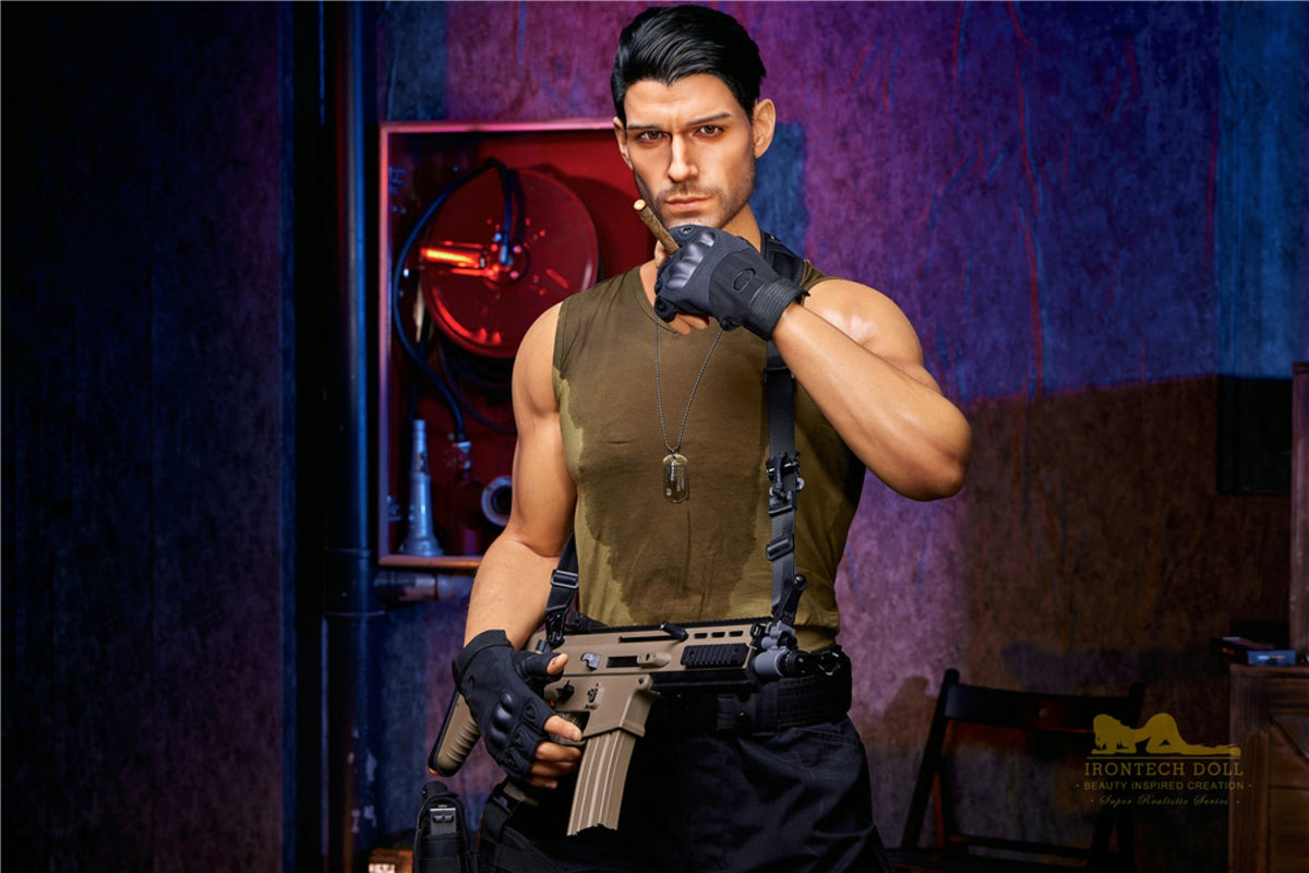 Thomasova mužská sexuální panenka (Irontech Doll 176cm silikon M5)