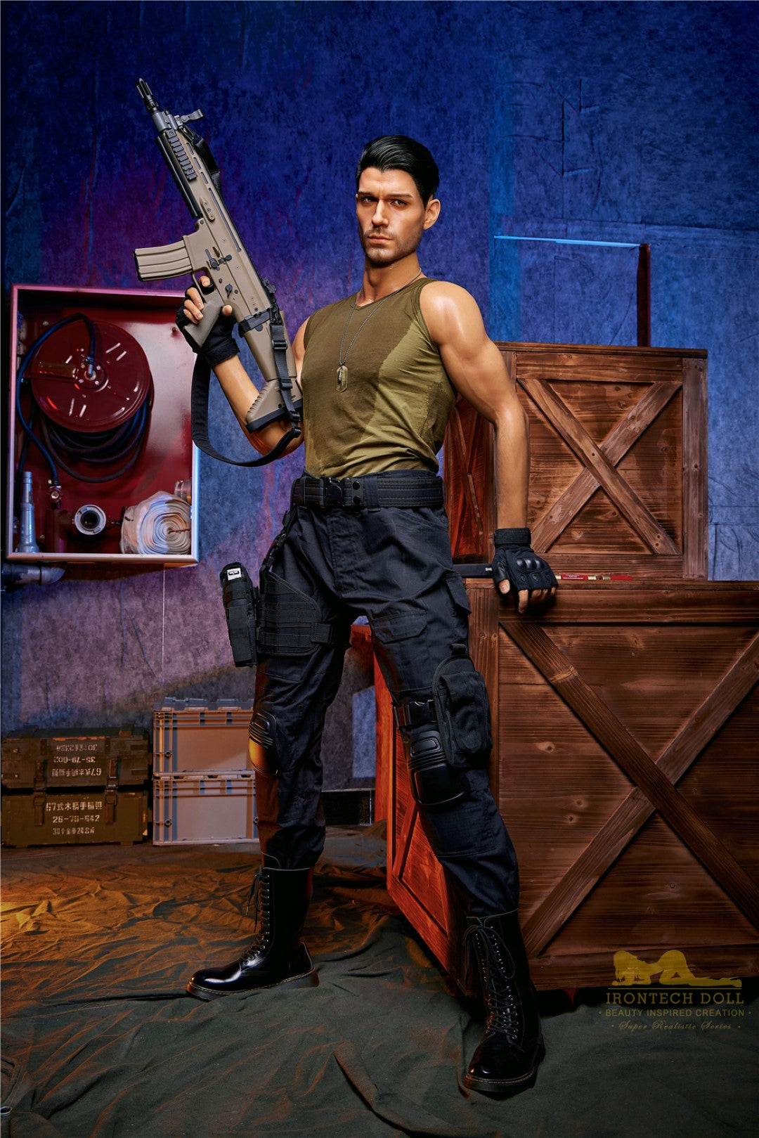 Thomasova mužská sexuální panenka (Irontech Doll 176cm silikon M5)