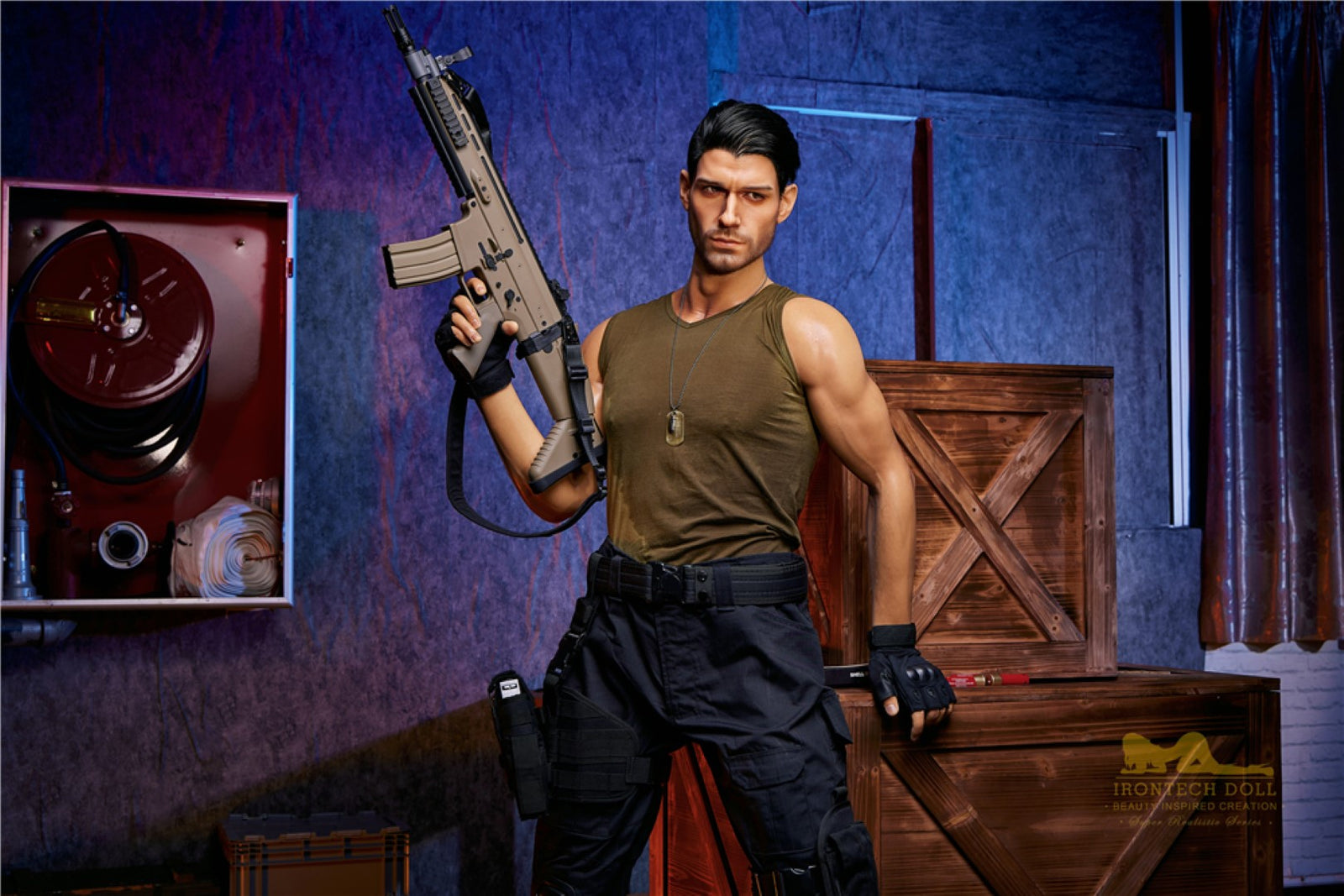 Thomasova mužská sexuální panenka (Irontech Doll 176cm silikon M5)