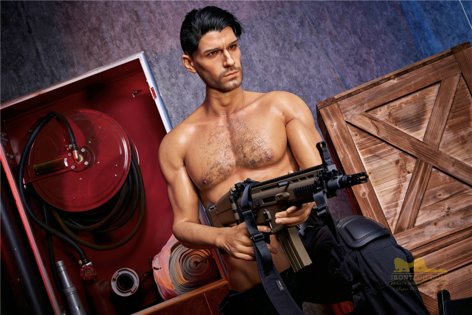 Thomasova mužská sexuální panenka (Irontech Doll 176cm silikon M5)