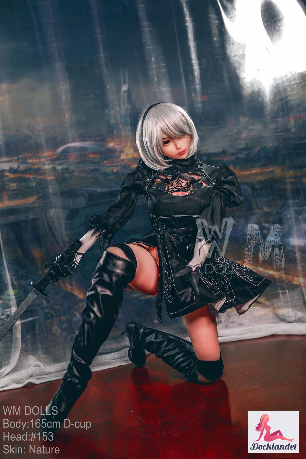 Yorha 2b Sex doll (WM-Doll 165cm D-cup #153 TPE)