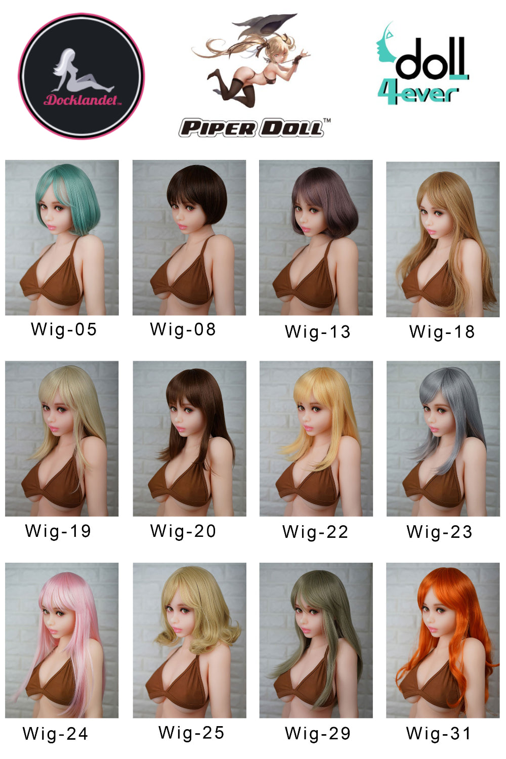 Paruka (zvolit mezi 94 různými)