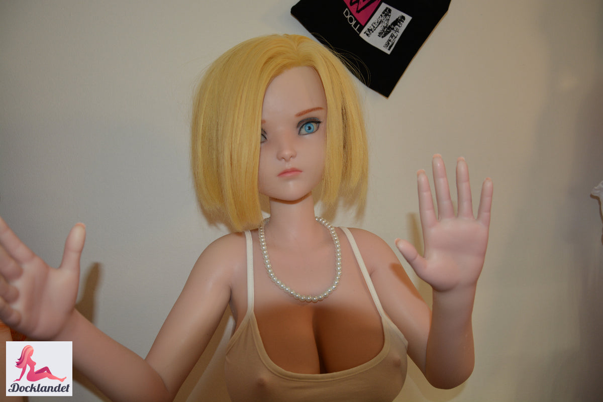 Lazuli Android 18 Sex Doll (Irokebijin 140 cm E-Cup TPE/silikon)