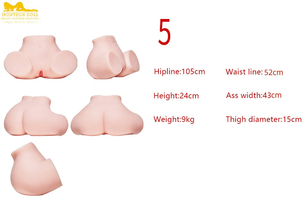 Butt Big Curvy Sex Doll (Irontech Doll boky 110 cm TPE)