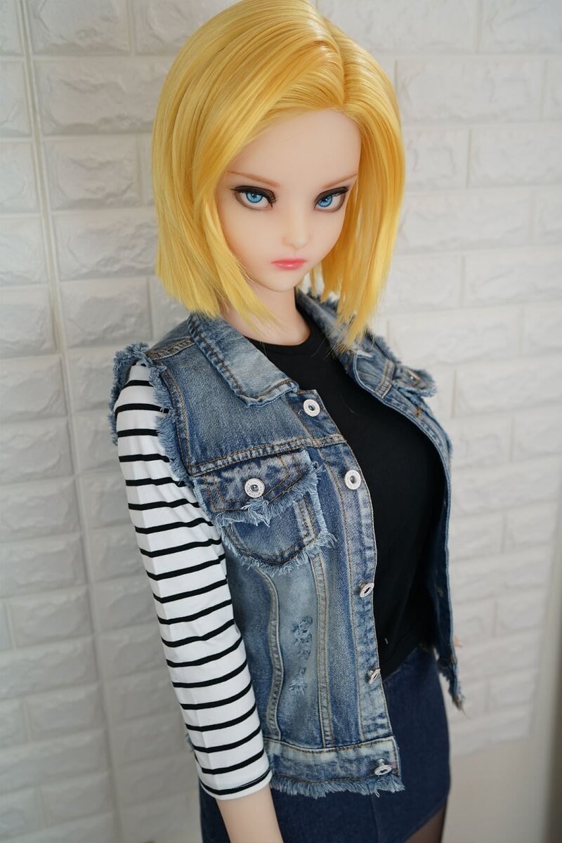 Lazuli Android 18 Sex Doll (Irokebijin 140 cm E-Cup TPE/silikon)
