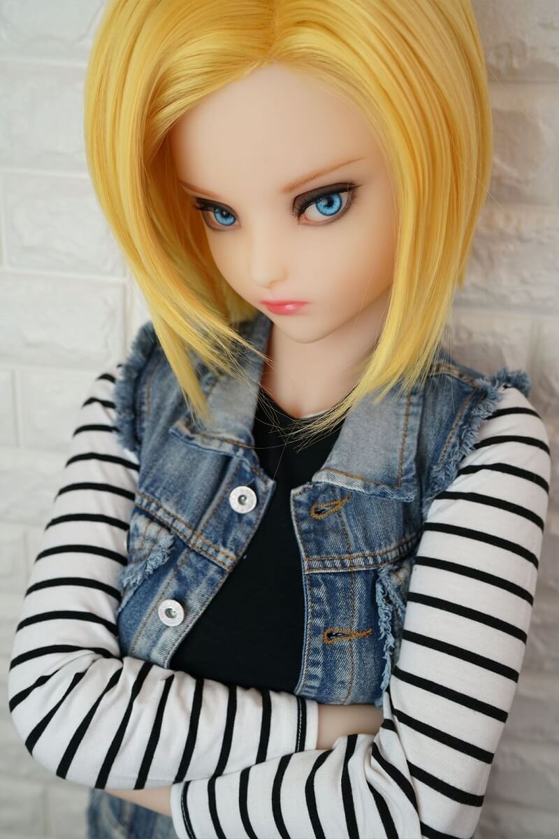 Lazuli Android 18 Sex Doll (Irokebijin 140 cm E-Cup TPE/silikon)