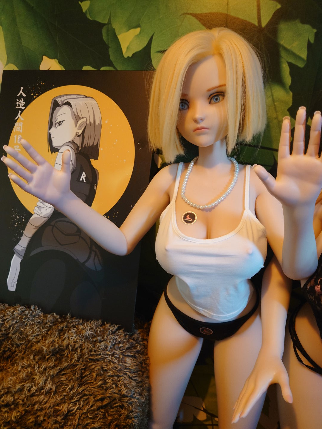 Lazuli Android 18 Sex Doll (Irokebijin 140 cm E-Cup TPE/silikon)